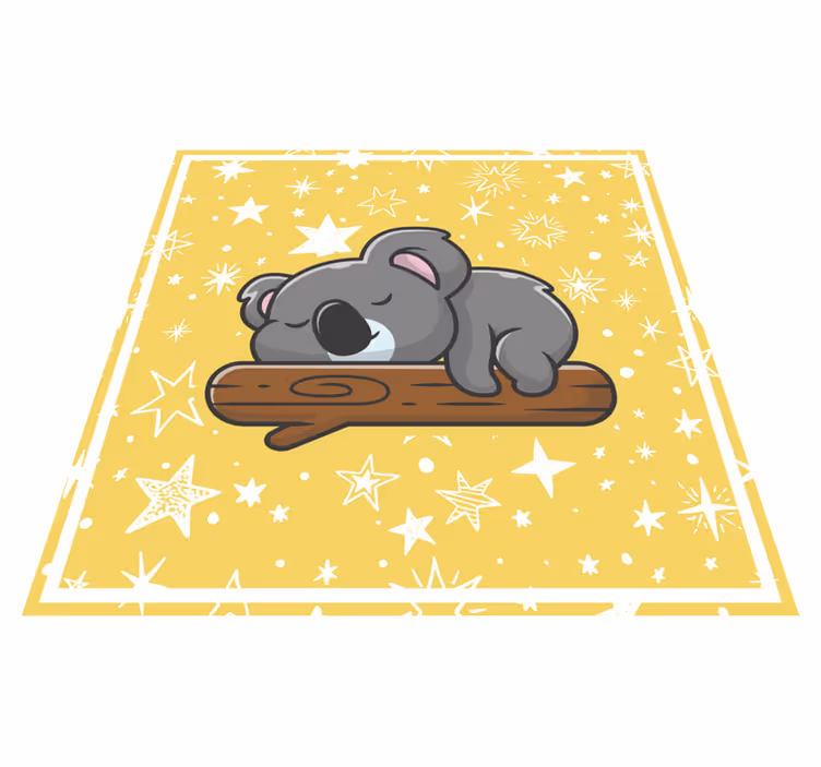 Koala Dreams nursery vinyl carpet - TenStickers