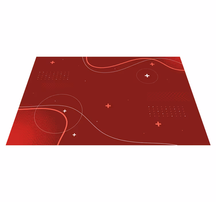 Dynamic Abstract Patterns modern vinyl carpet - TenStickers
