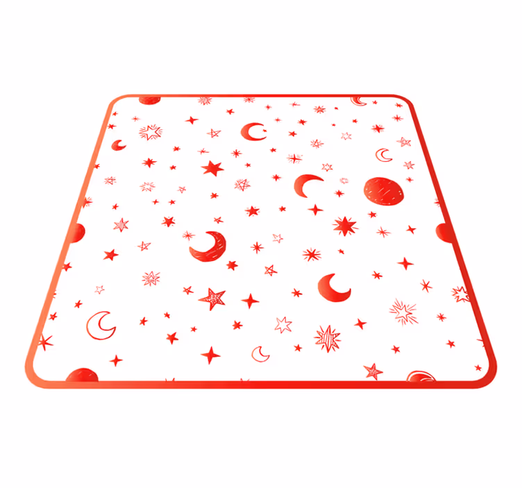 Star vinyl carpet celestial elements - TenStickers
