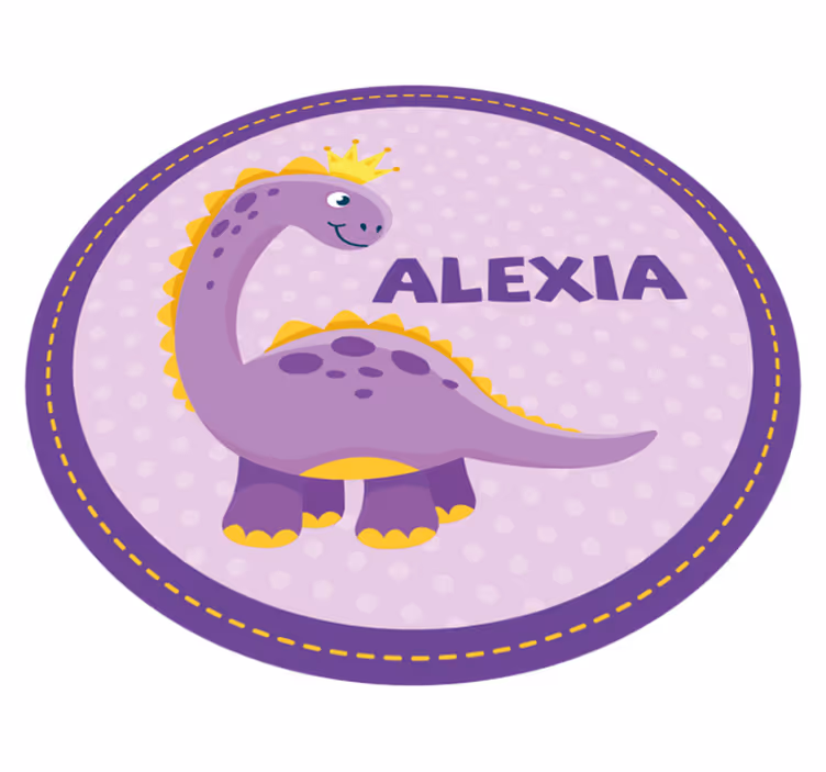 Dinosaur Artwork custom vinyl carpet - TenStickers