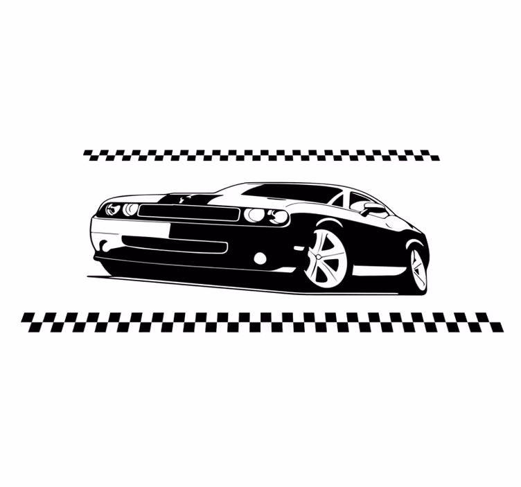 Stylish sports cars teen vinyl carpet - TenStickers