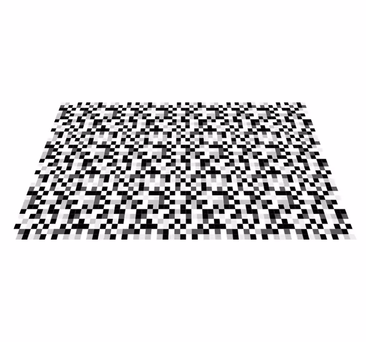 Pixelated Pattern teen vinyl carpet - TenStickers