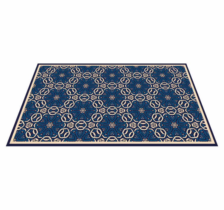 Sophisticated Mosaic Arrangement bedroom vinyl carpet - TenStickers