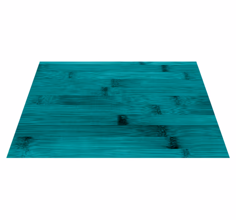 Teal turquoise texture wood effect vinyl carpet - TenStickers