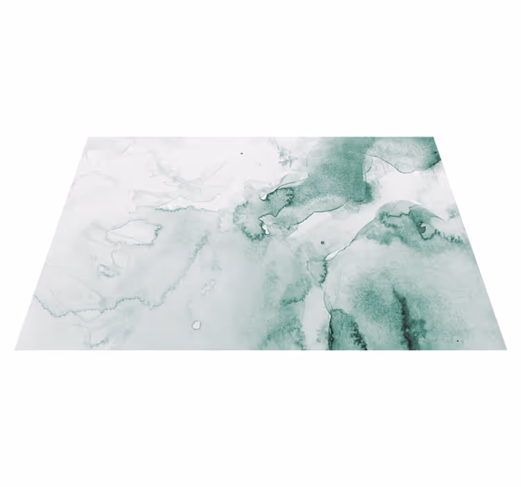 Soft green swirl marble vinyl carpet - TenStickers