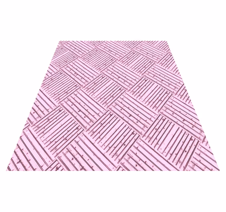 Pink Wood Pattern bathroom vinyl carpet - TenStickers