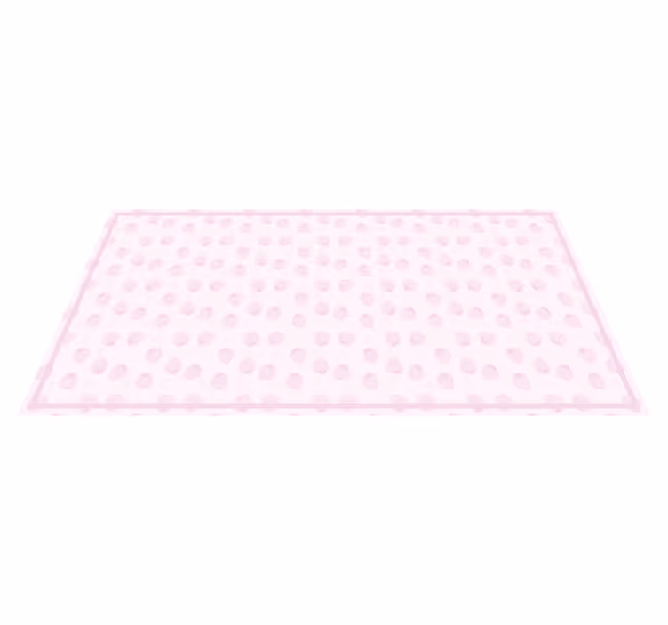 Pink Strawberry Pattern kitchen vinyl carpet - TenStickers