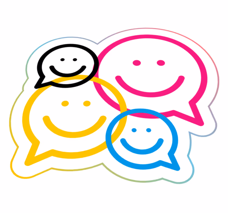 Smiley Face Collection teen vinyl carpet - TenStickers