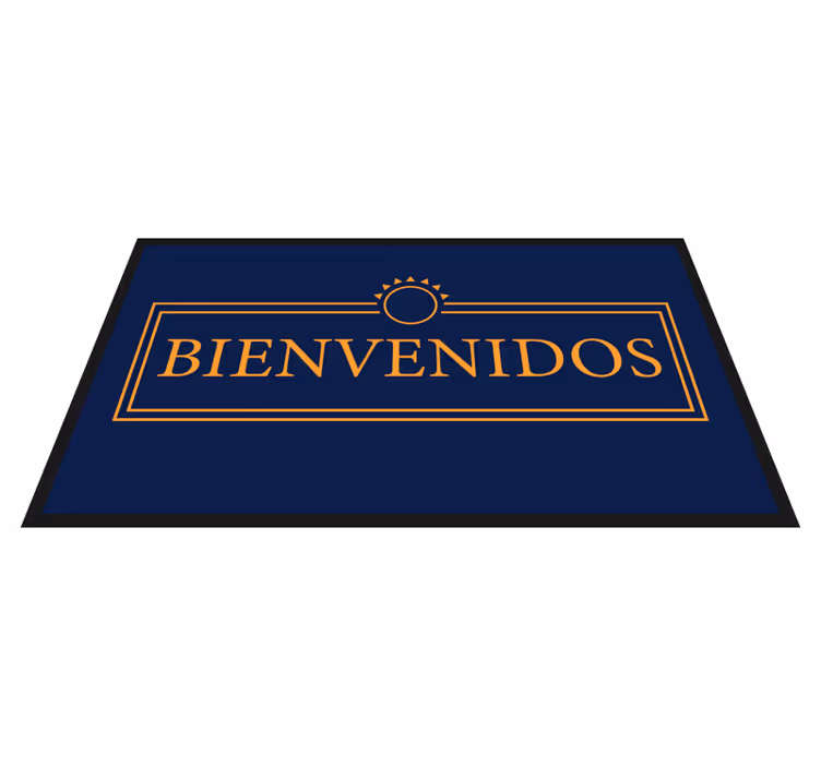 GREETING MESSAGE modern vinyl carpet - TenStickers