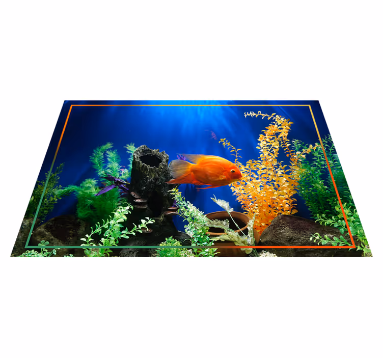 Underwater Vibrance nature vinyl carpet - TenStickers