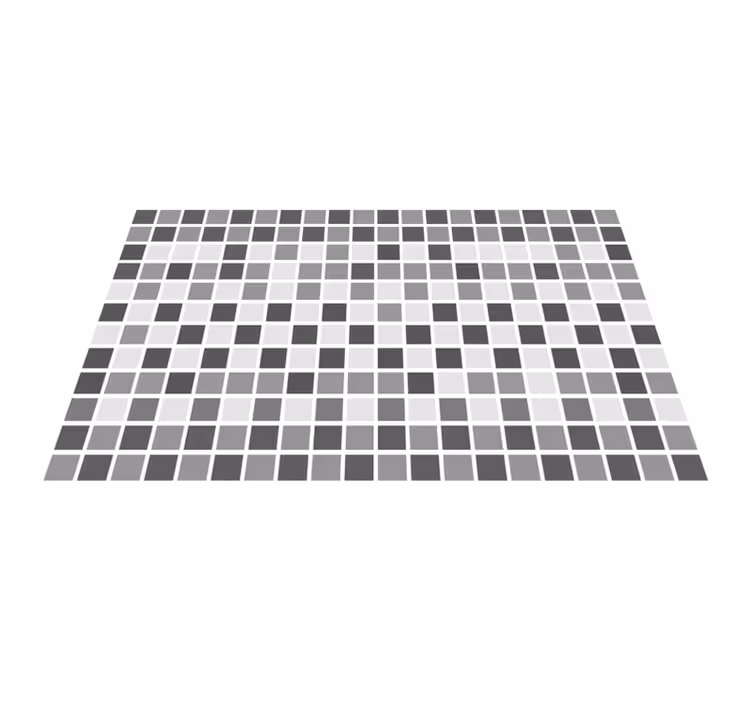 Grey shades bathroom vinyl carpet - TenStickers