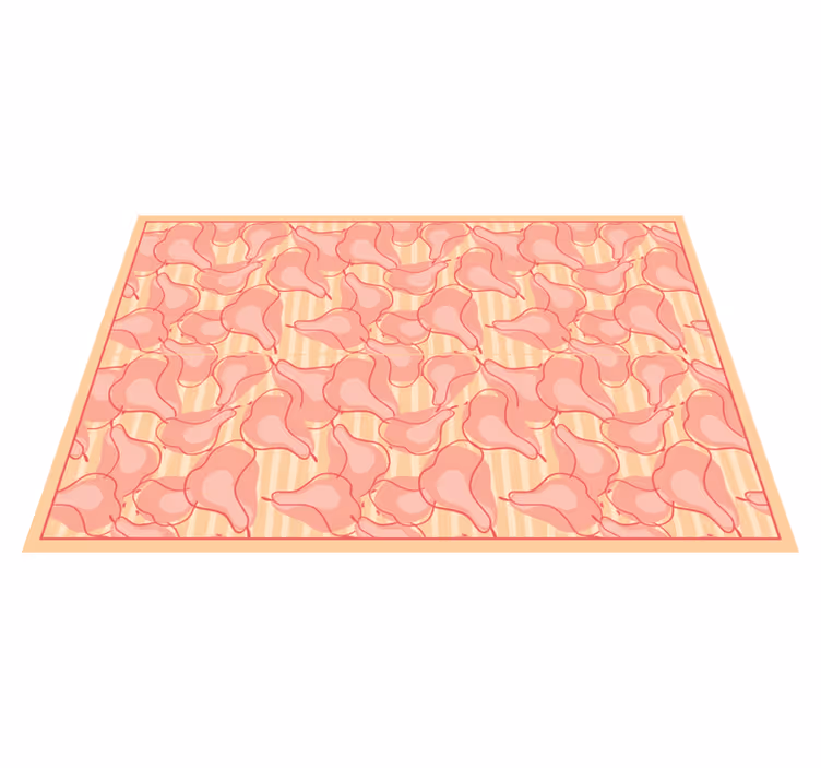 Cute Pink Patterns kitchen vinyl carpet - TenStickers