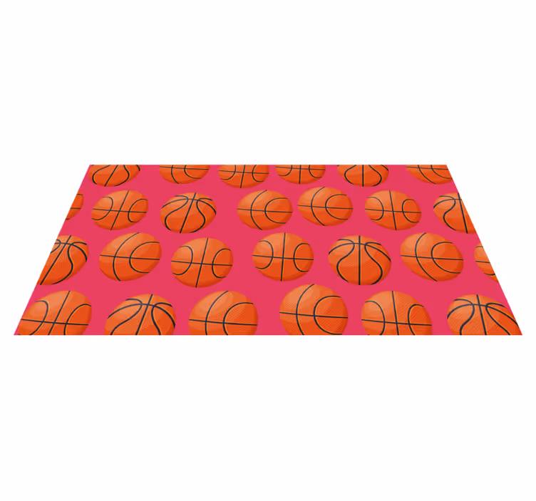 Basketball Motif kids vinyl carpet - TenStickers
