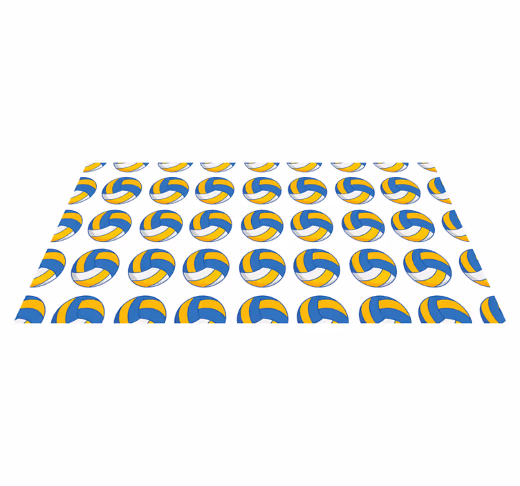 Volleyball balls teen vinyl carpet - TenStickers