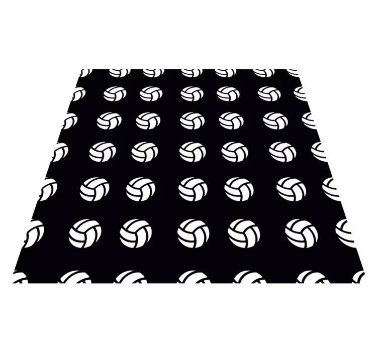 VOLLEYBALL PATTERN game vinyl carpet - TenStickers