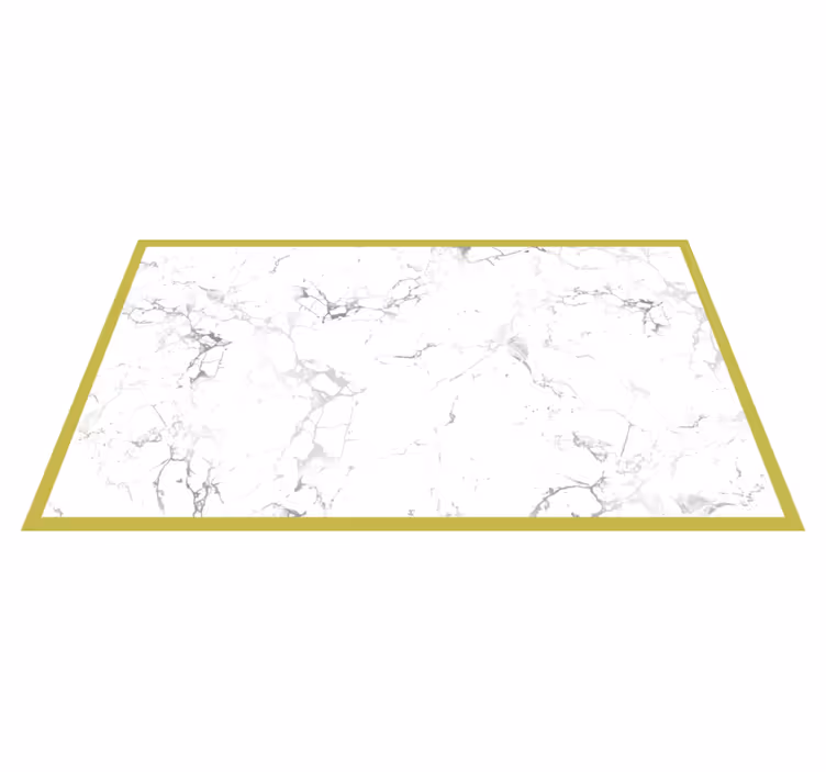 Stylish outlined effect marble vinyl carpet - TenStickers