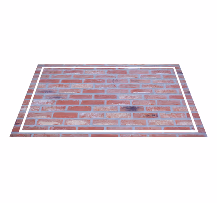 Brick Pattern stone effect vinyl carpet - TenStickers