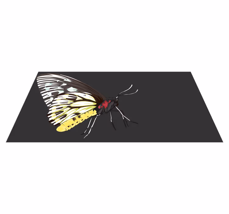 Butterfly Imagery nature vinyl carpet - TenStickers