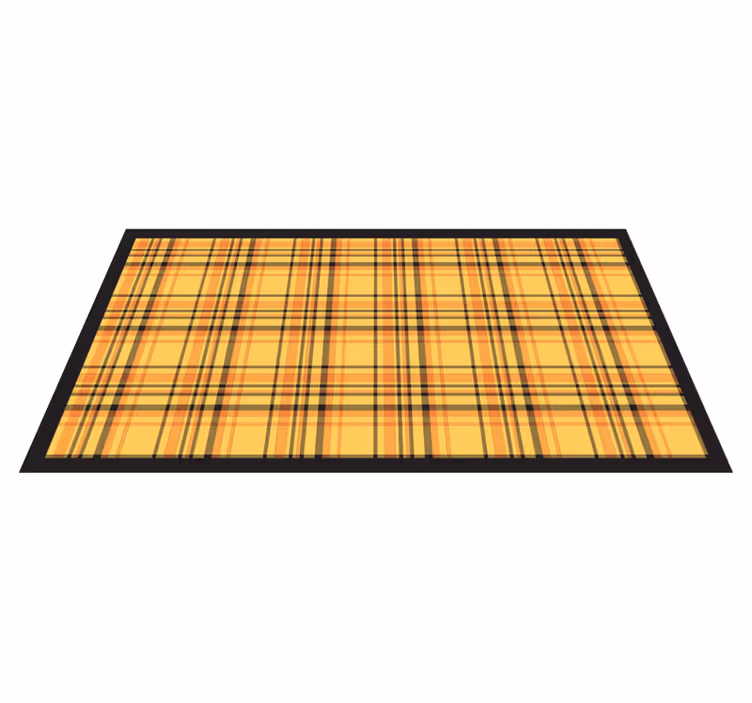 Classic Plaid Pattern striped vinyl carpet - TenStickers