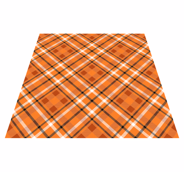 Checkered Style striped vinyl carpet - TenStickers