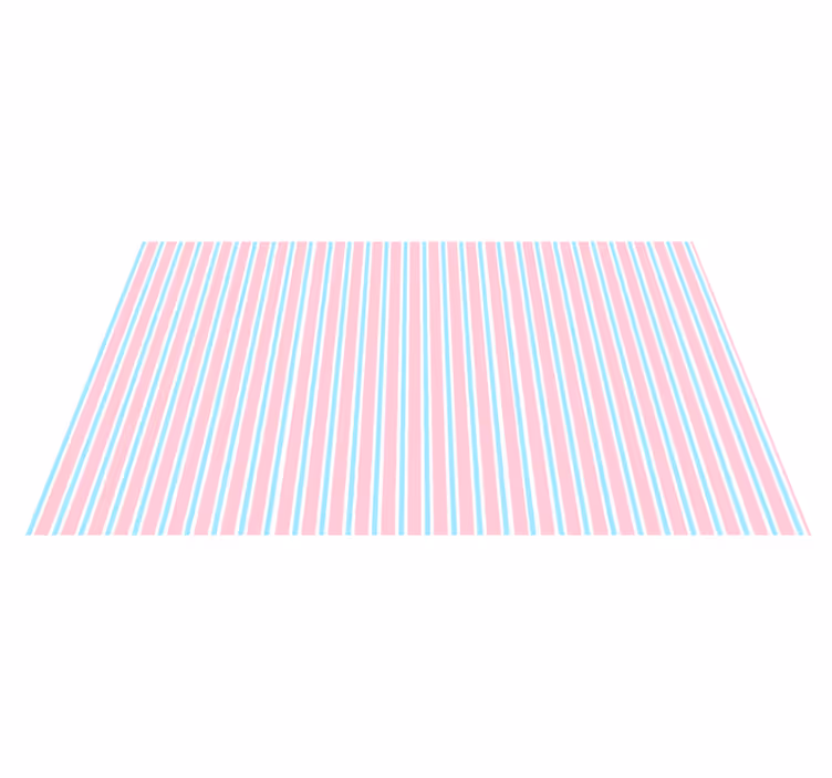 Pastel Pattern striped vinyl carpet - TenStickers