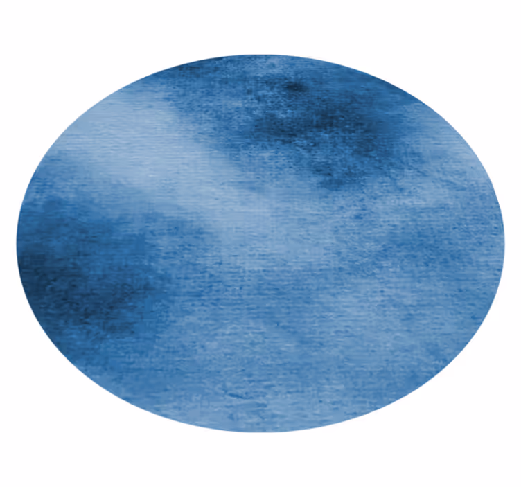 Deep Blue Swirl entrance hall vinyl carpet - TenStickers