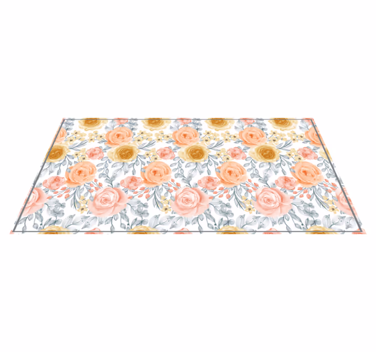 Blossom Emblem entrance hall vinyl carpet - TenStickers