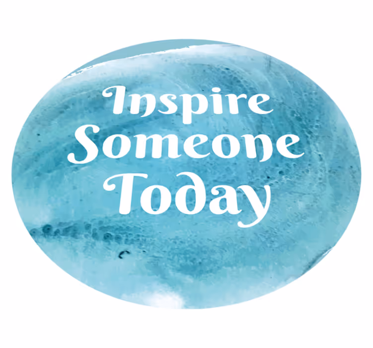 Motivate Someone Today custom vinyl carpet - TenStickers