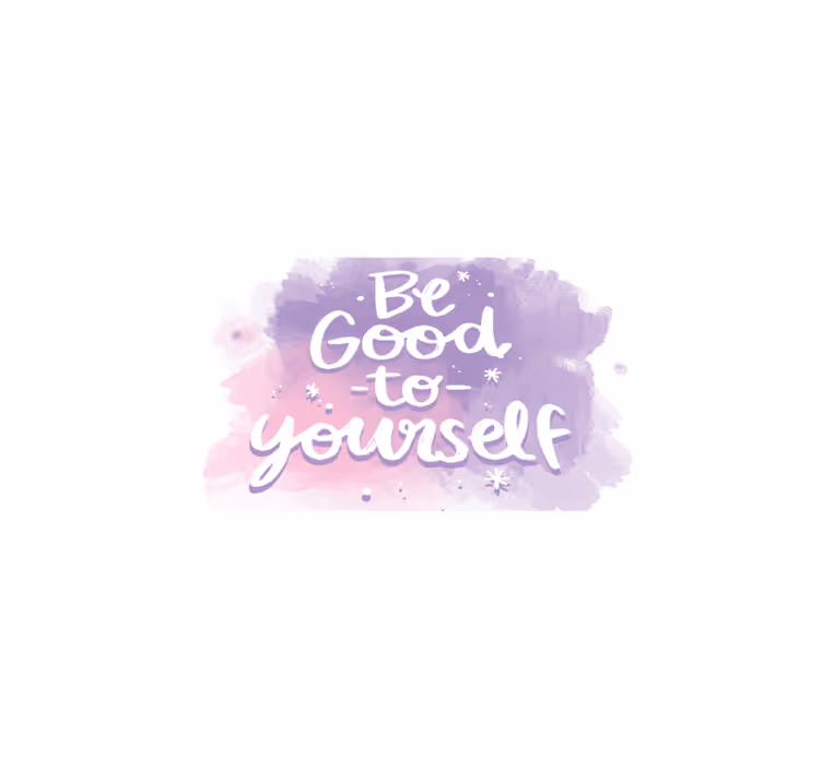 Be Good Yourself custom vinyl carpet - TenStickers