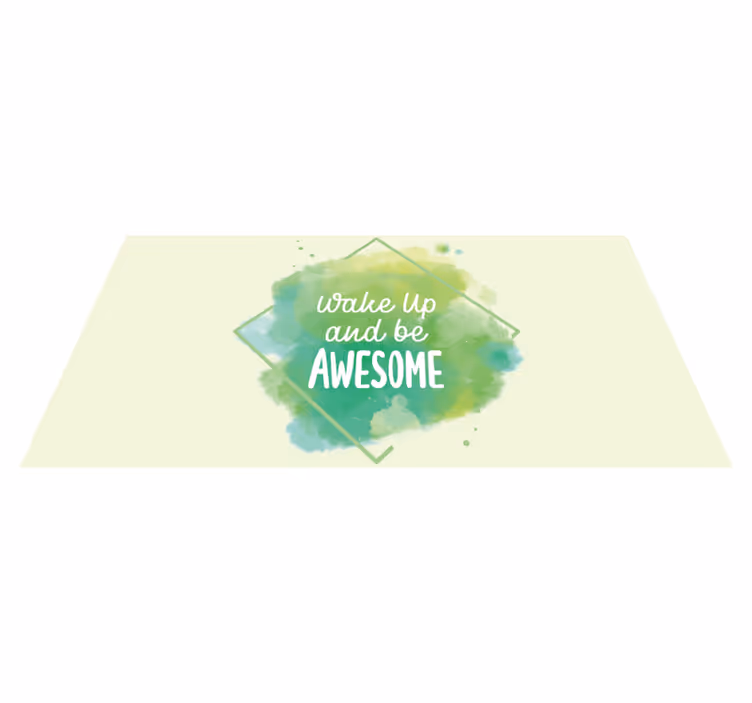 Awaken exceptional custom vinyl carpet - TenStickers