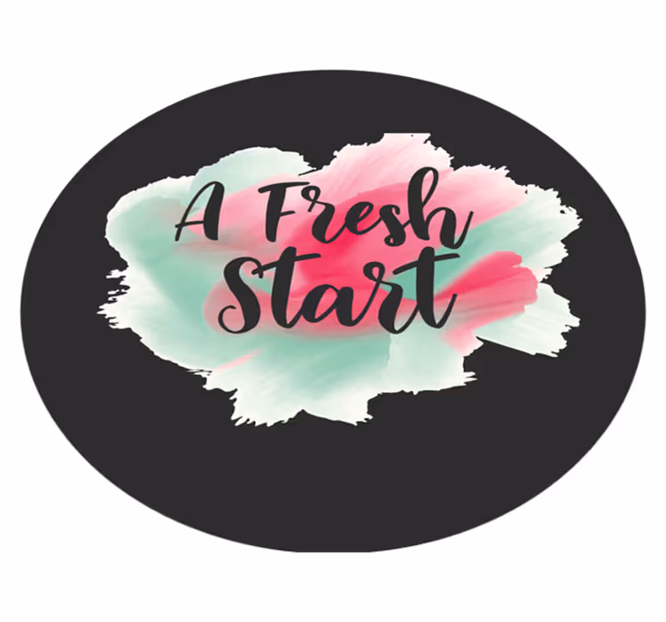 A new beginning custom vinyl carpet - TenStickers