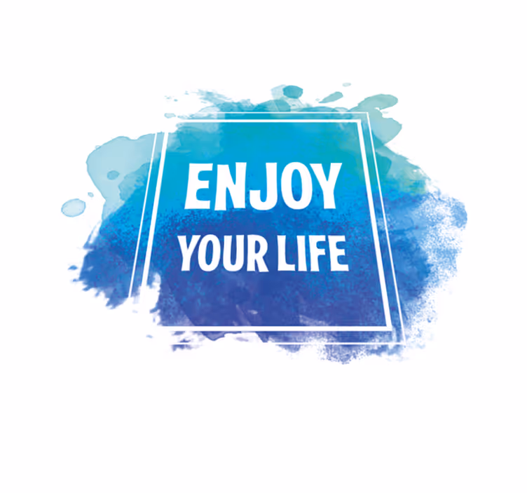 Savor your existence custom vinyl carpet - TenStickers