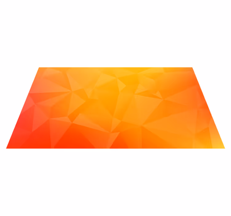 Geometric Gradient Effect living room vinyl carpet - TenStickers