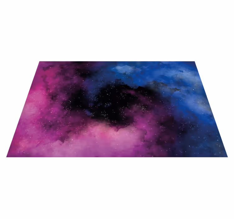 Cosmic Night Sky star vinyl carpet - TenStickers