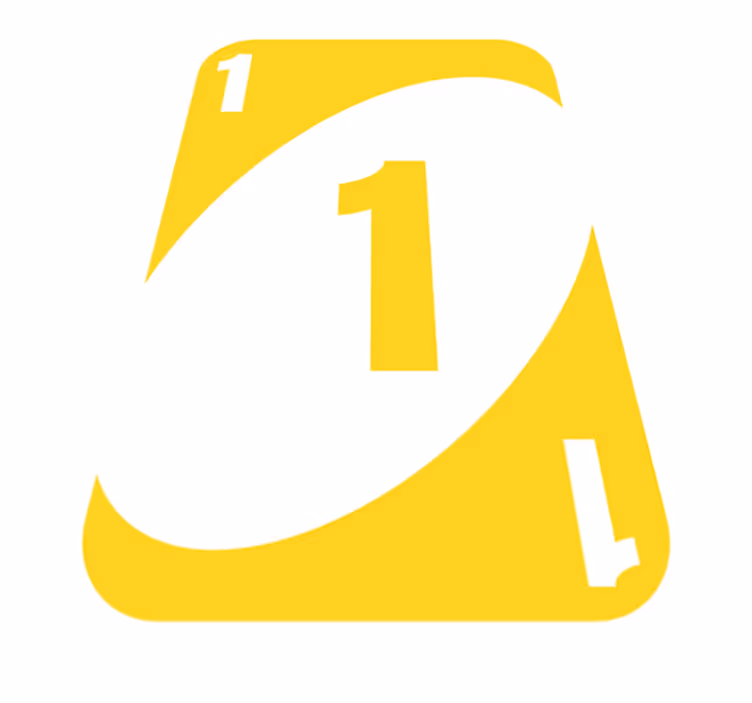 Yellow Number One game vinyl carpet - TenStickers