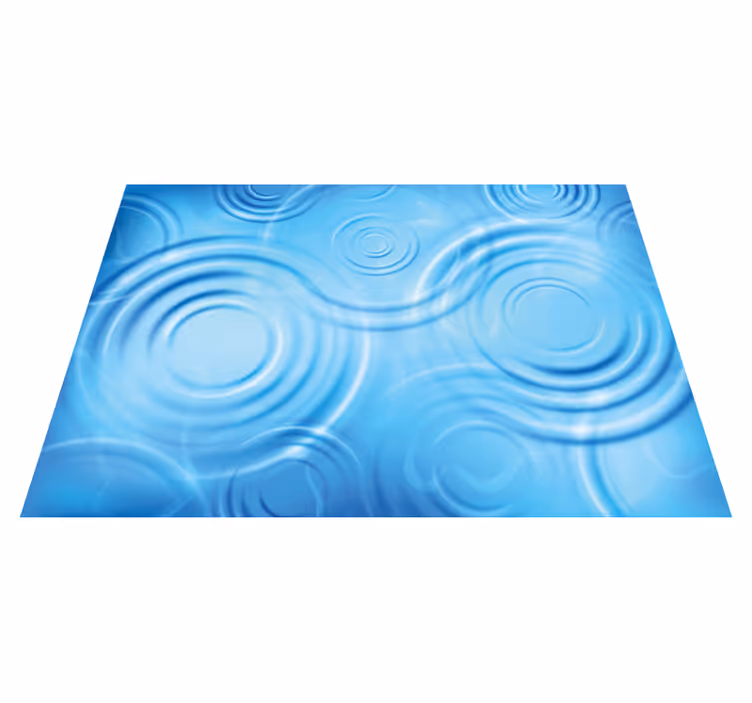 Rippling Water Effect bathroom vinyl carpet - TenStickers