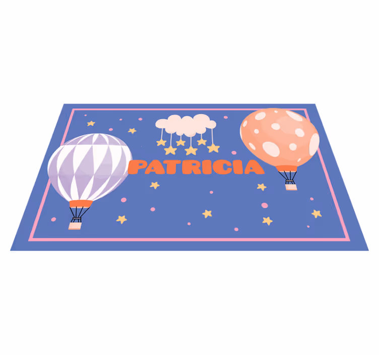 Ballooning Adventures custom vinyl carpet - TenStickers
