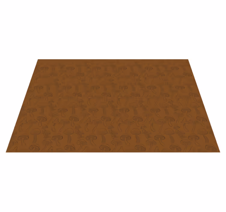 Mushroom Pattern nature vinyl carpet - TenStickers