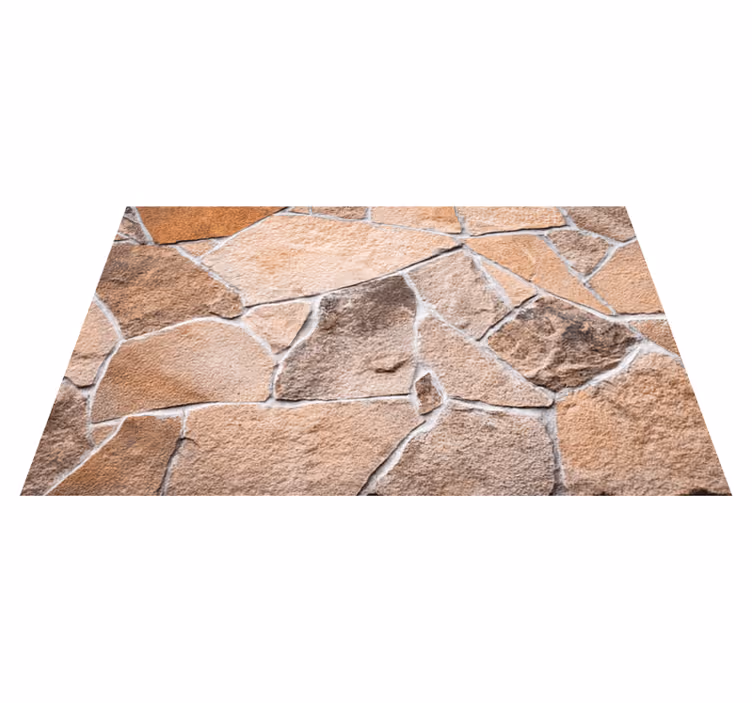 Naturalistic earthy appearance stone effect vinyl carpet - TenStickers