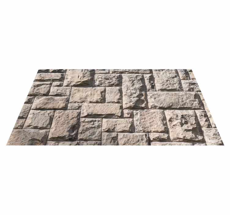 Gray surface stone effect vinyl carpet - TenStickers