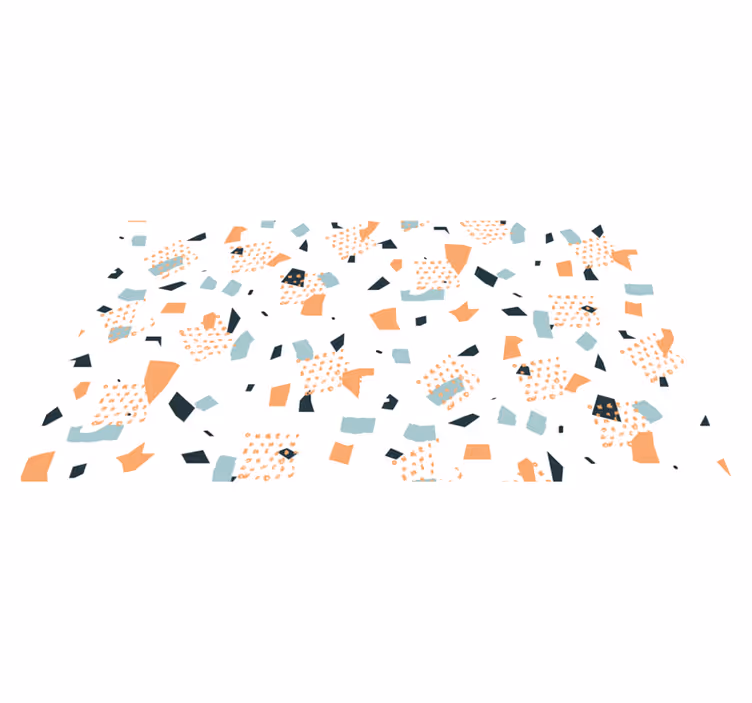 Abstract Shapes Concept geometric vinyl carpet - TenStickers