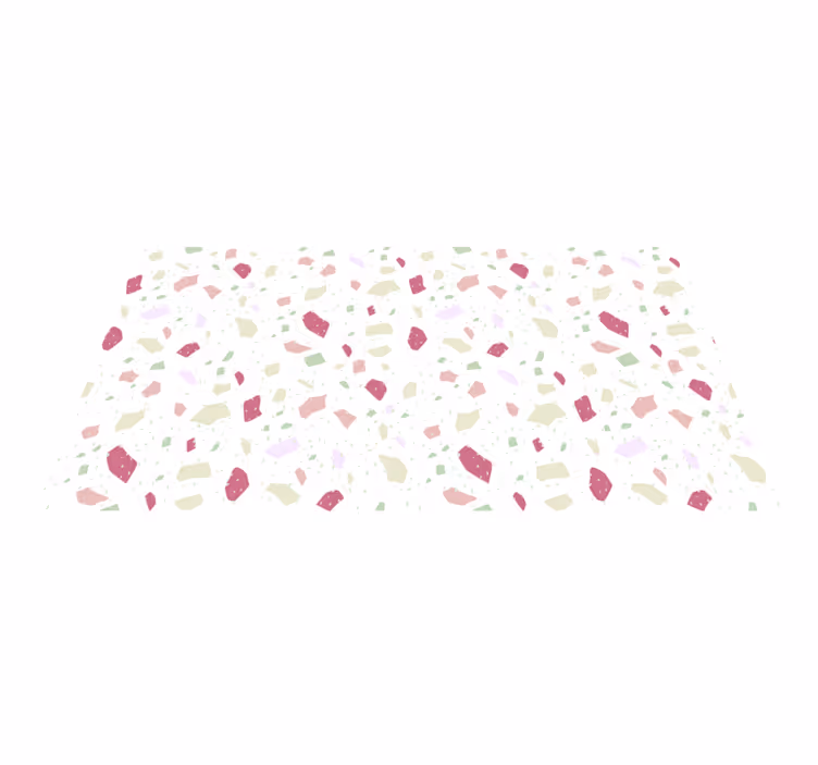 Dynamic Colorful Shapes kids vinyl carpet - TenStickers