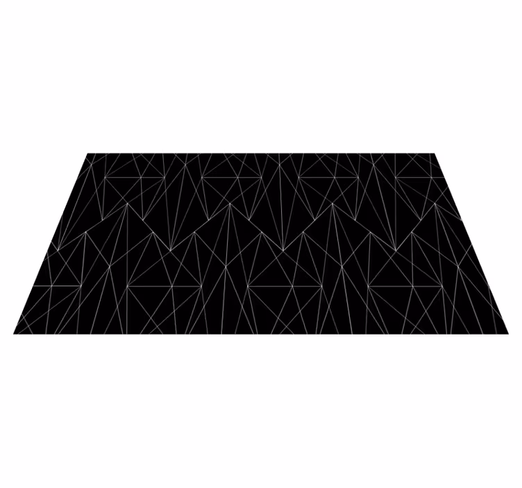 Stylish  Style geometric vinyl carpet - TenStickers
