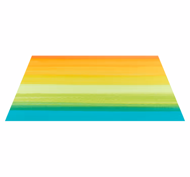 Vibrant Gradient Lines living room vinyl carpet - TenStickers