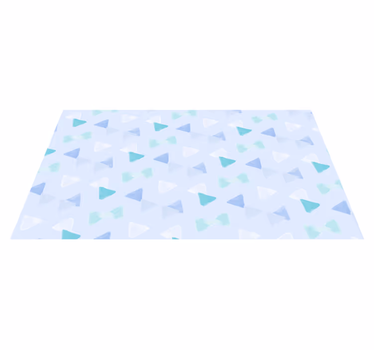 Triangular Shapes kids vinyl carpet - TenStickers
