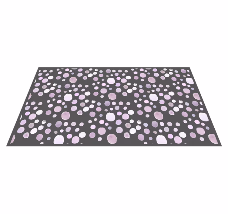 Soft polka dots texture vinyl carpet - TenStickers