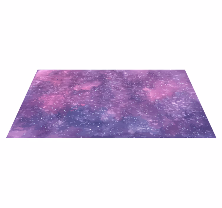 Starlit Galaxy View star vinyl carpet - TenStickers