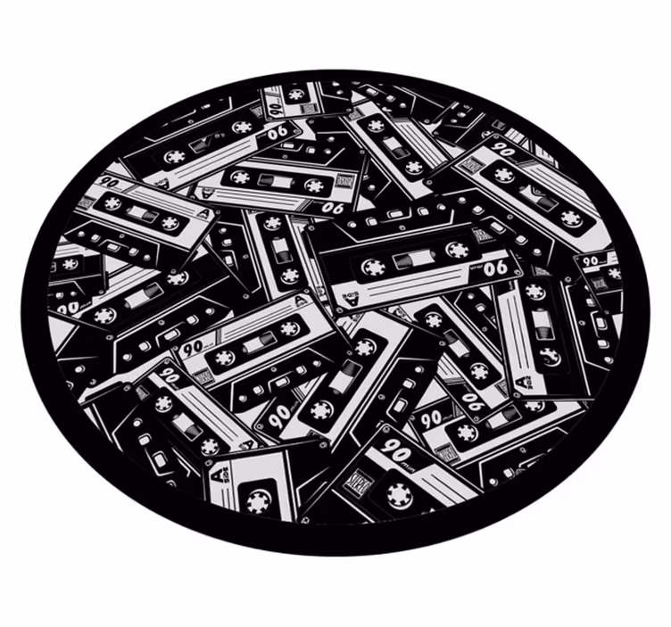 Kids vinyl carpet cassette tape design - TenStickers