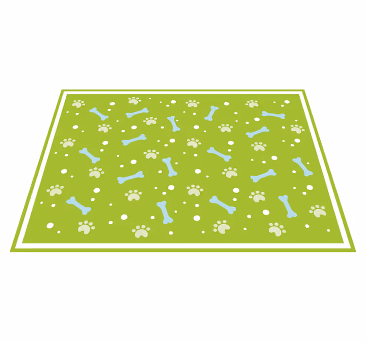 Paw Print Style animal vinyl carpet - TenStickers