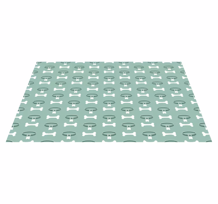 Dog Bones Pattern animal vinyl carpet - TenStickers